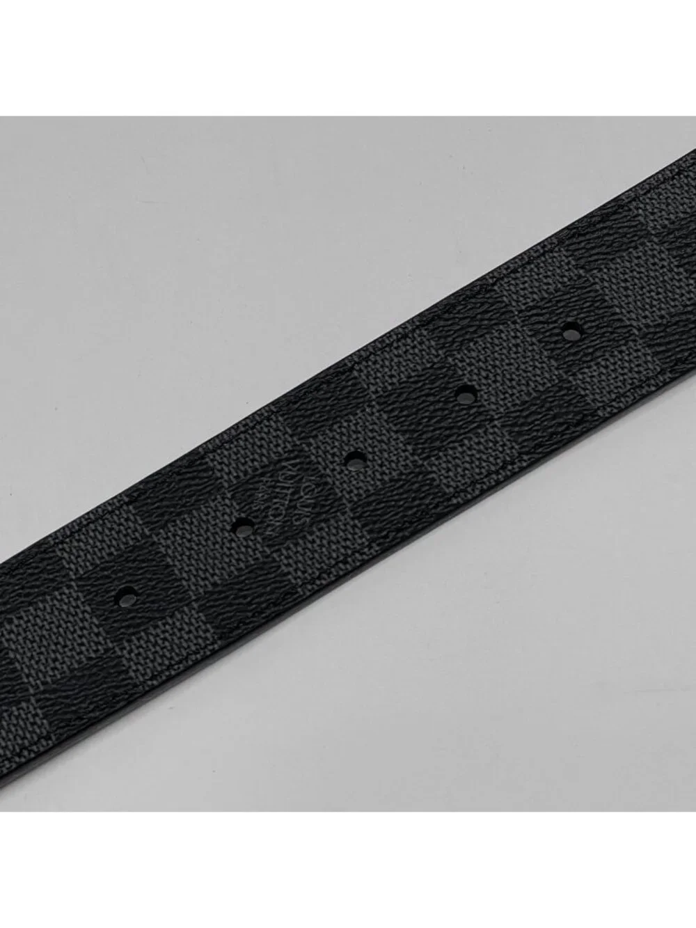 Louis Vuitton Ceinture LV Initial Belt Damier Graphite Black